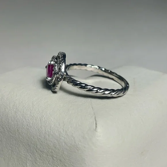 Stunning RUBY and DIAMOND Ring - Picture 6 of 9